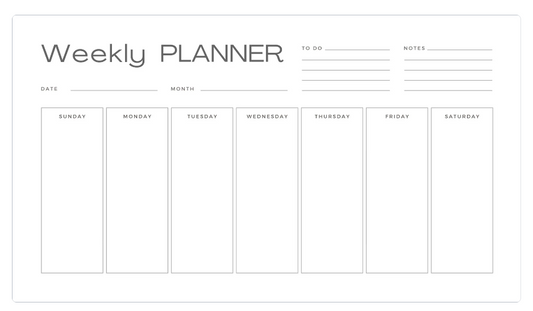 Weekly Planner